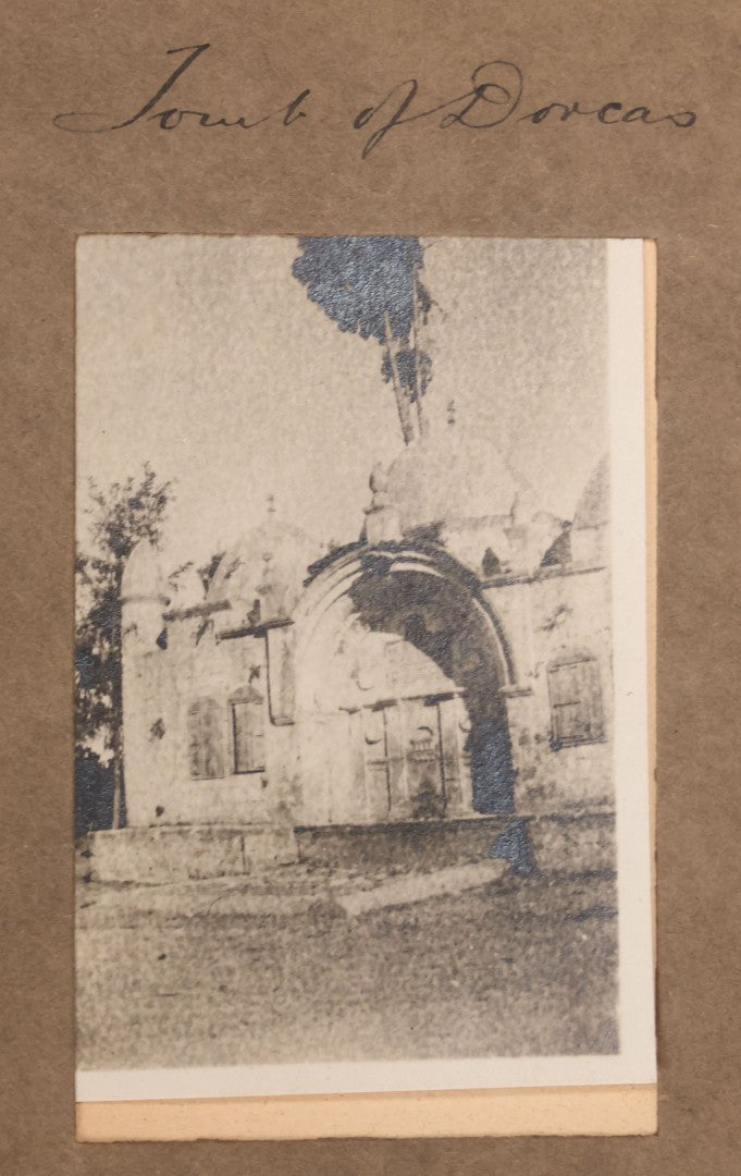 Lot 007 - Antique Early Twentieth Century Photo Album Depicting Middle East And Holy Land Military Scenes, Likely World War I Sinai And Palestine Campaign, Including Gaza, Lebanon, Jordan Valley, Suez Canal, British Destroyers, And Prisoners