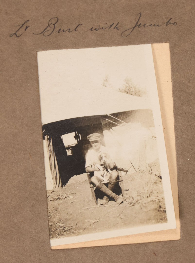 Lot 007 - Antique Early Twentieth Century Photo Album Depicting Middle East And Holy Land Military Scenes, Likely World War I Sinai And Palestine Campaign, Including Gaza, Lebanon, Jordan Valley, Suez Canal, British Destroyers, And Prisoners