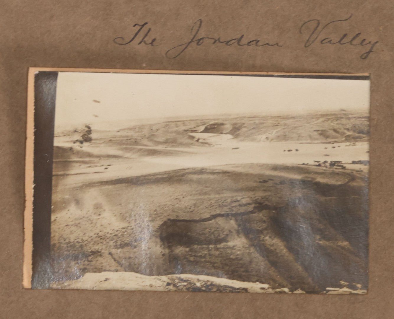 Lot 007 - Antique Early Twentieth Century Photo Album Depicting Middle East And Holy Land Military Scenes, Likely World War I Sinai And Palestine Campaign, Including Gaza, Lebanon, Jordan Valley, Suez Canal, British Destroyers, And Prisoners