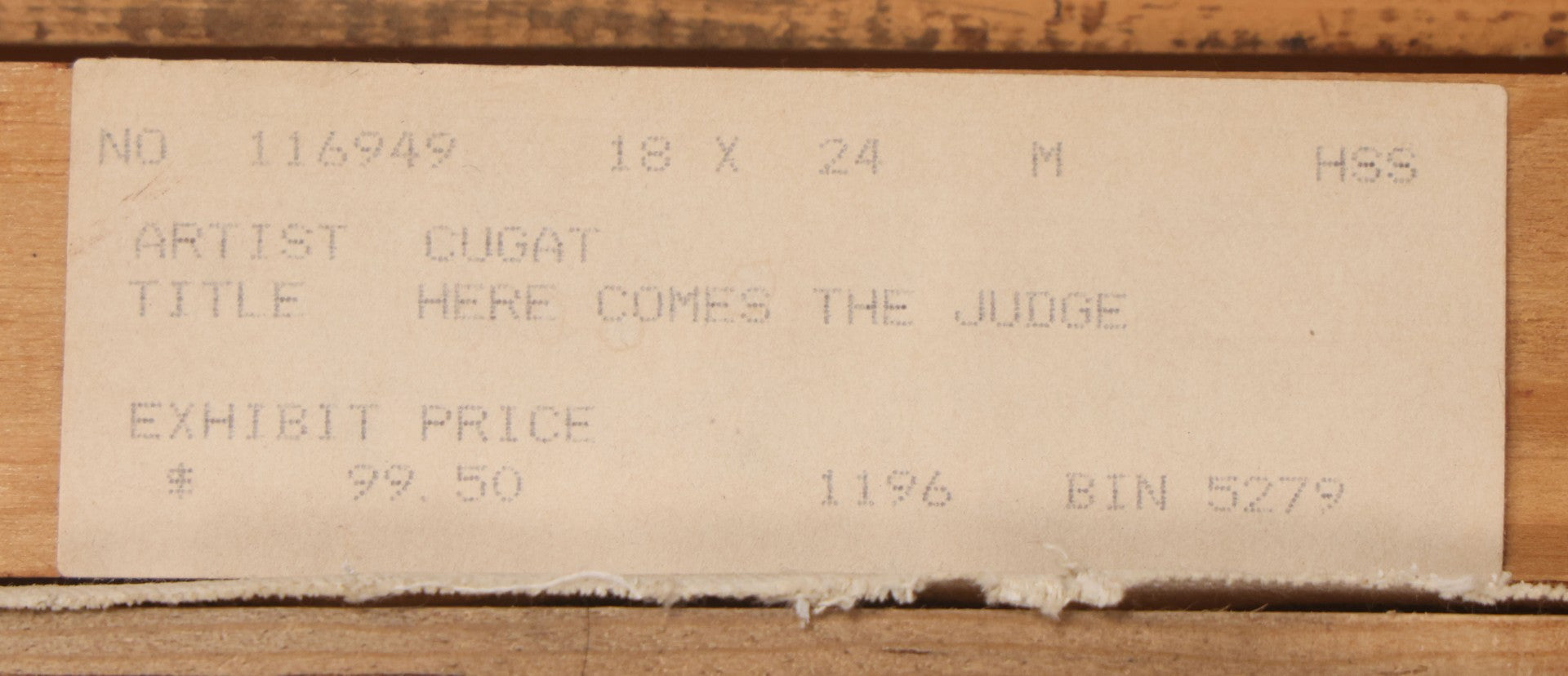 Lot 020 - Vintage Serigraph Print Titled "Here Comes The Judge" By Xavier Cugat (Spanish-American, 1898-1990), Framed, 31-1/4" x 25-1/4"