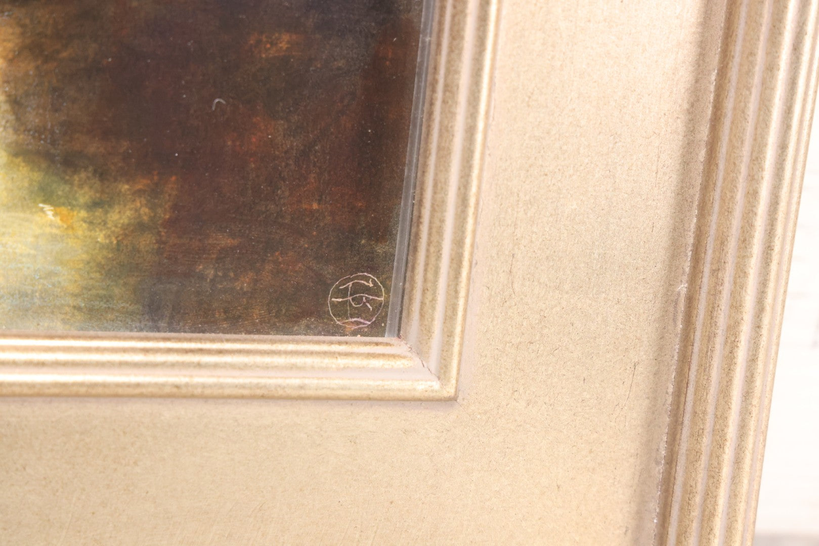 Lot 021 - Modern Mixed-Media Work On Paper Titled "Night Conjurer" By Philip Gladstone After A Circa 1900 Photograph By F. Holland Day, Framed, 13-3/4" x 15-3/4"