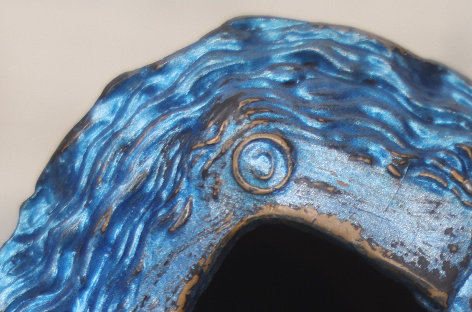 Lot 024 - Vintage Painted Cast White Metal Art Deco Incense Burner Depicting A Blonde Woman In Blue Dress Holding A Cigarette