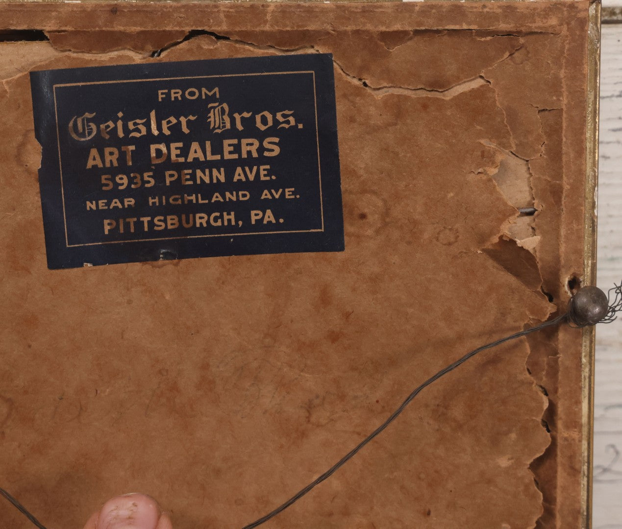 Lot 038 - Antique Hand Colored Print After Raffaello Santi "The Sistine Madonna" With Cherubs, Matted And Framed, 7-1/4" x 9-1/4"