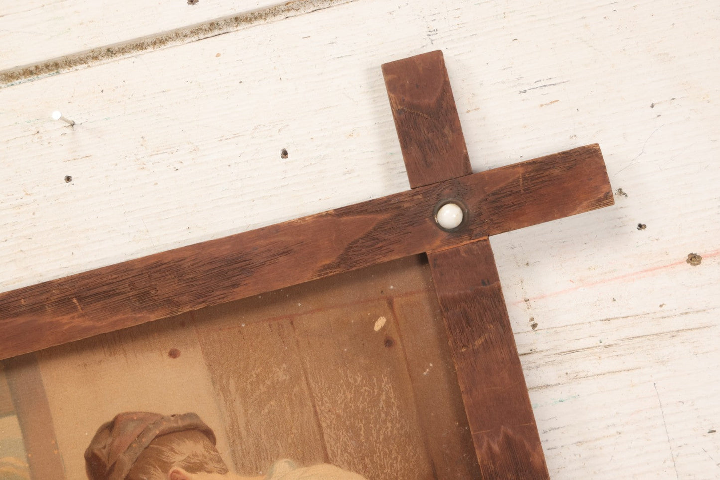 Lot 040 - Antique Framed Chromolithograph Print Depicting Children Carving A Jack O'Lantern From The American Agriculturalist After B.F. Reinhart, 1872, Published By Bencke & Scott, 16-1/2" x 19"