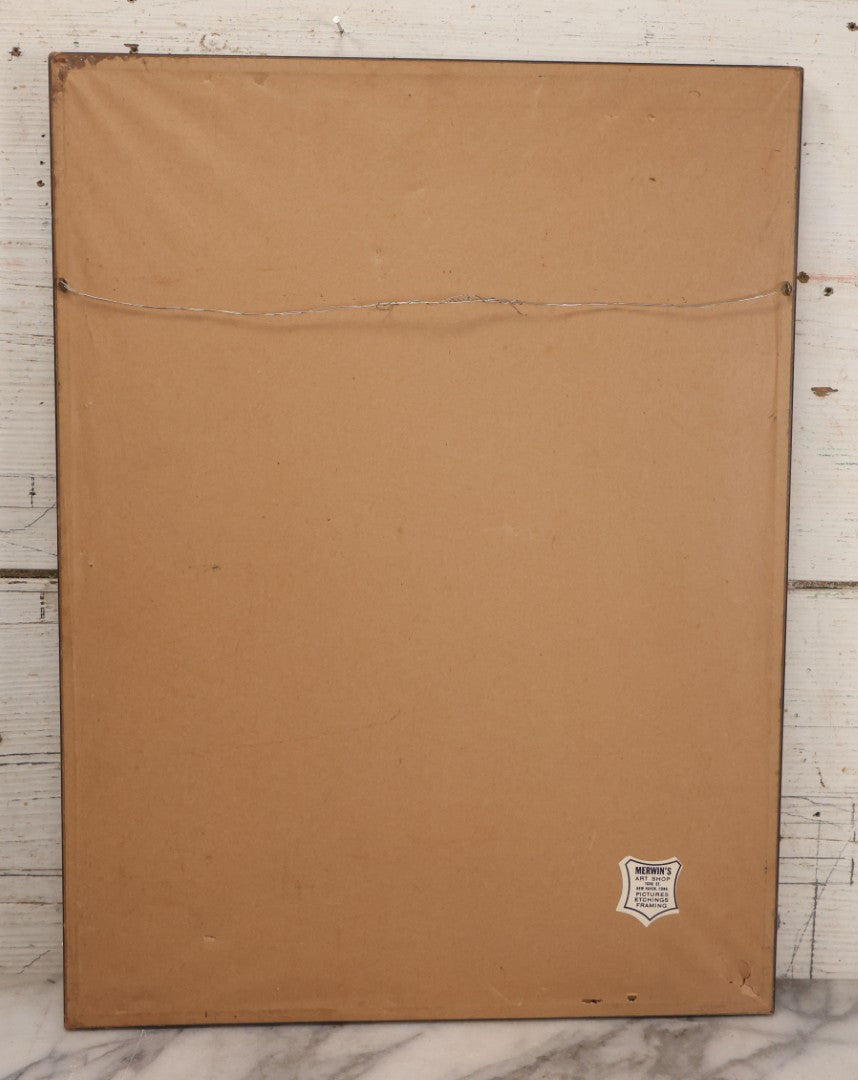 Lot 041 - Antique Hand Colored Caricature Print "The Coblers Cure For A Scolding Wife" By Thomas Rowlandson, Depicting A Cobler Sewing His Wife's Mouth Shut, Published By Thomas Tegg, Circa 1810, Framed, No Glass, 14-1/8" x 18-5/8"