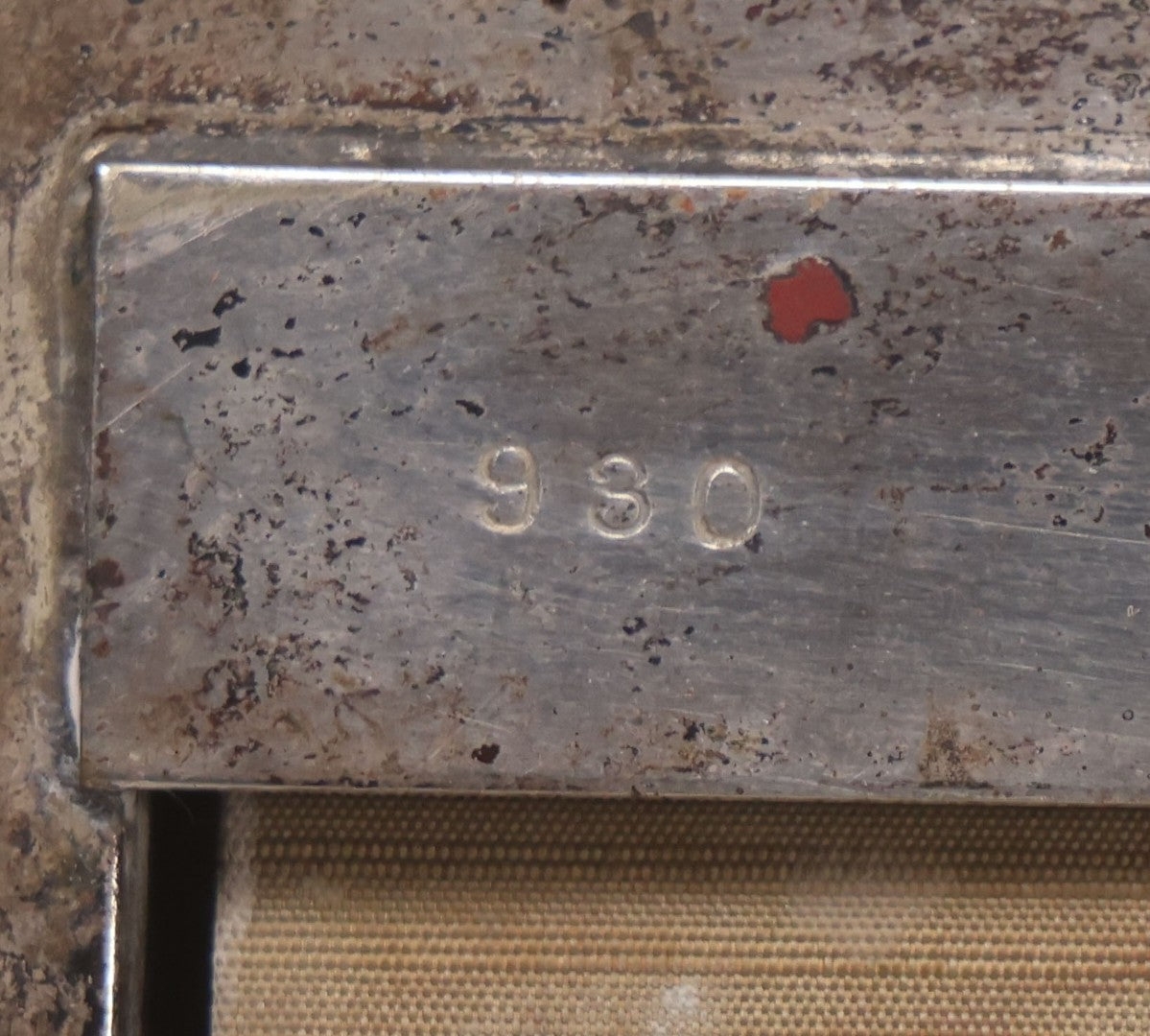 Lot 054 - Antique French Silvered Bronze Picture Frame With Repoussé Floral Scrollwork And Figural Scenes, With Glass, Circa Early 20th Century, 10-3/4" x 13-1/2"