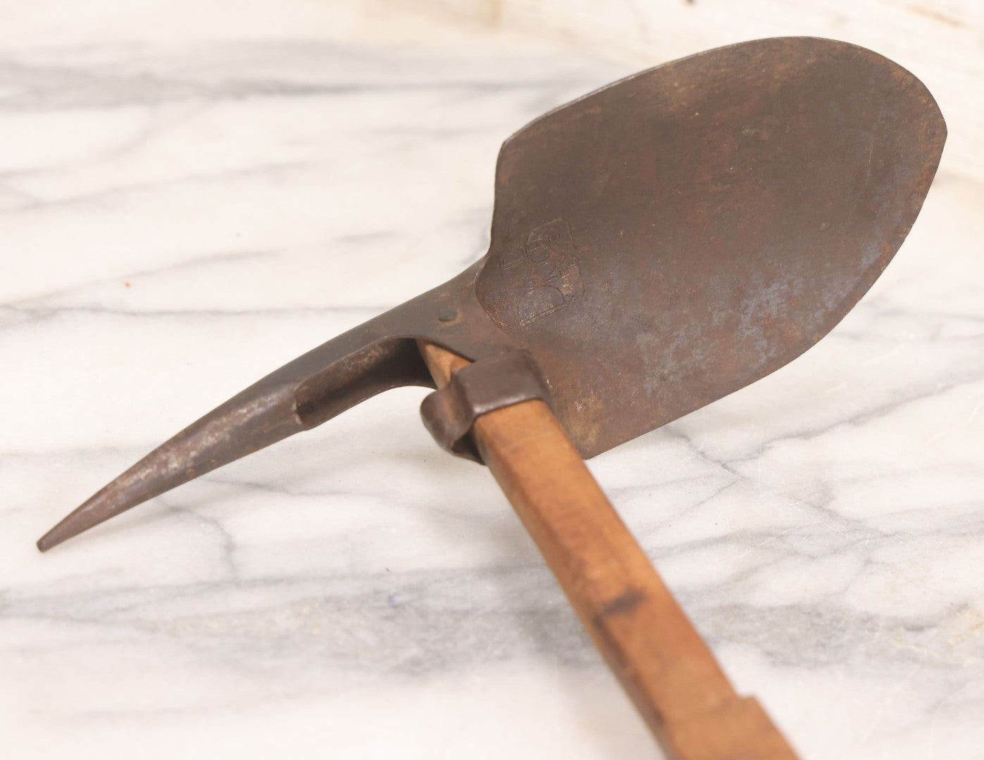 Lot 074 - Vintage “Dandy Digger” Folding Toy Shovel, Made In U.S.A., Likely Manufactured By Buddy L, 19" L