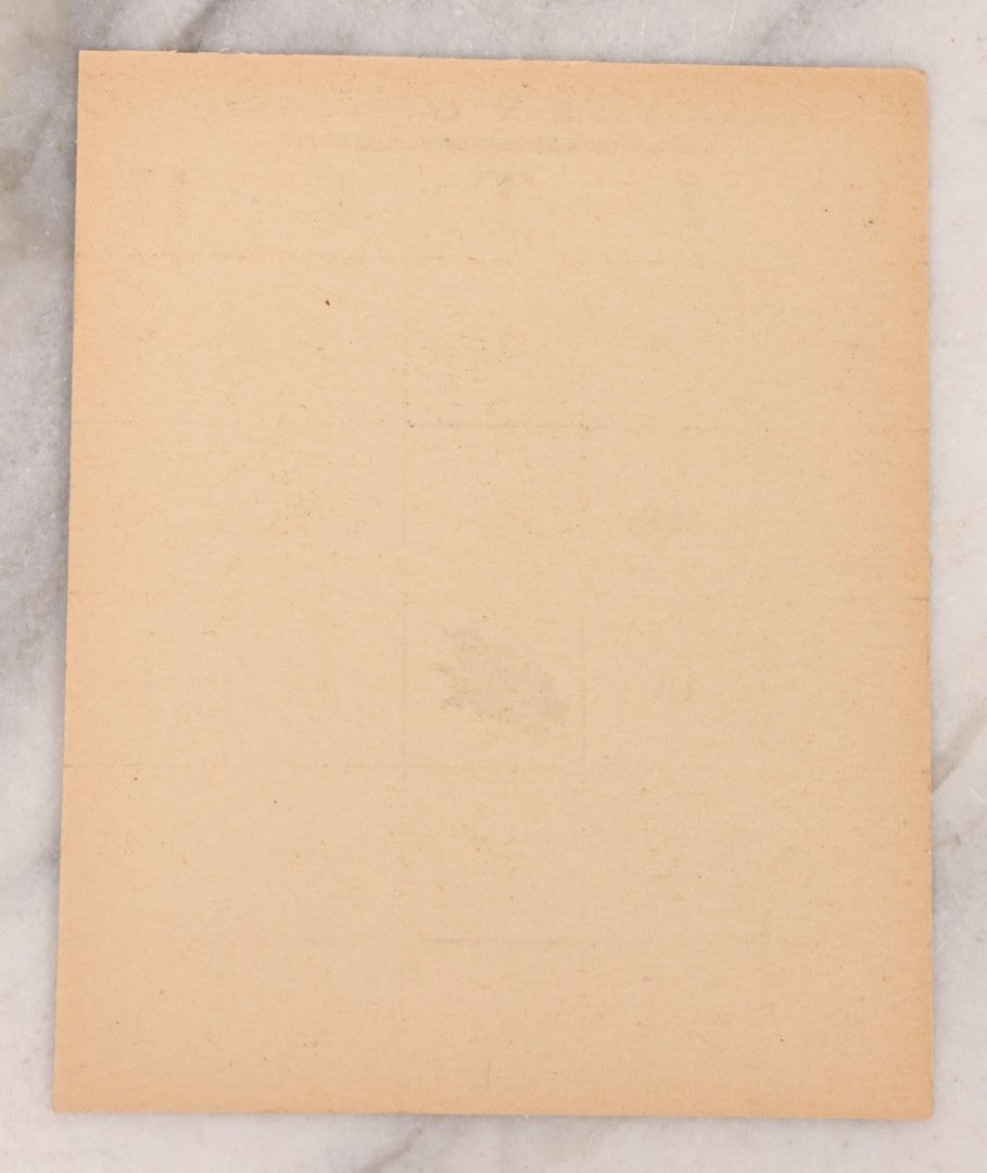 Lot 097 - Grouping Of 10 Vintage Halloween Spot Game "W-I-T-C-H" Witch Bingo Cards