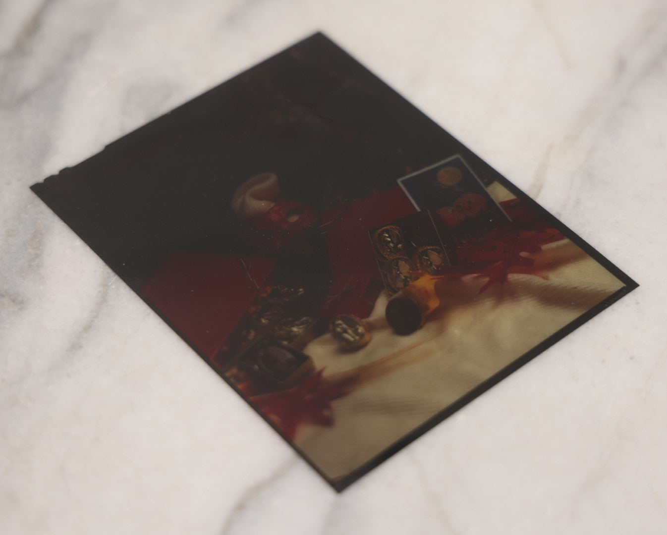 Lot 098 - Vintage Halloween Chocolate Advertisement Photo Kodak Transparency