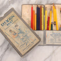 Lot 107 - Vintage Dixon Best Colored Pencils Assortment No. 110 Box With Various Pencils