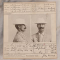 Lot 110 - Antique Real-Photo Police Mugshot And Arrest Card For West Freeman, Arrested For Burglary, July 22, 1909, Bureau Of Identification, Department Of Police, City Of Chicago
