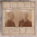 Lot 111 - Antique Real-Photo Police Mugshot And Arrest Card For James Butler, Arrested For Breaking And Entering, Massachusetts Reformatory, Concord, Massachusetts, 1892