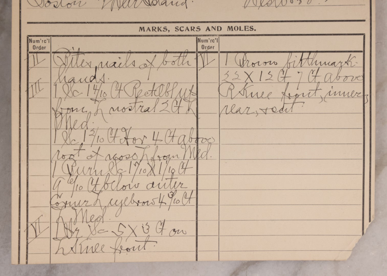 Lot 112 - Antique Real-Photo Police Mugshot And Arrest Card For Walter Stewart, Arrested For Larceny From A Conveyance (Vehicle Robbery), Massachusetts Reformatory, Concord, Massachusetts, 1903