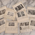 Lot 122 - Grouping Of Nine Antique Police Mugshot Photo Prints Including Walter Brooks, Howard L. Miller, Walter N. Aldridge, Chas A. Moran Alias Chappie Moran, Clarence Sheftall, James E. Kelly, Harry B. Hampton, John O'Connor, Daniel Callahan