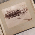 Lot 137 - Antique Photo Album With 16 Mounted Photographs Of Manchester, New Hampshire, Including Central Fire Station, Women's Aid Home, Charles Lowell Richardson Mansion, Rock Rimmon, Smyth Tower, Street Car, Post Office, Circa 1890