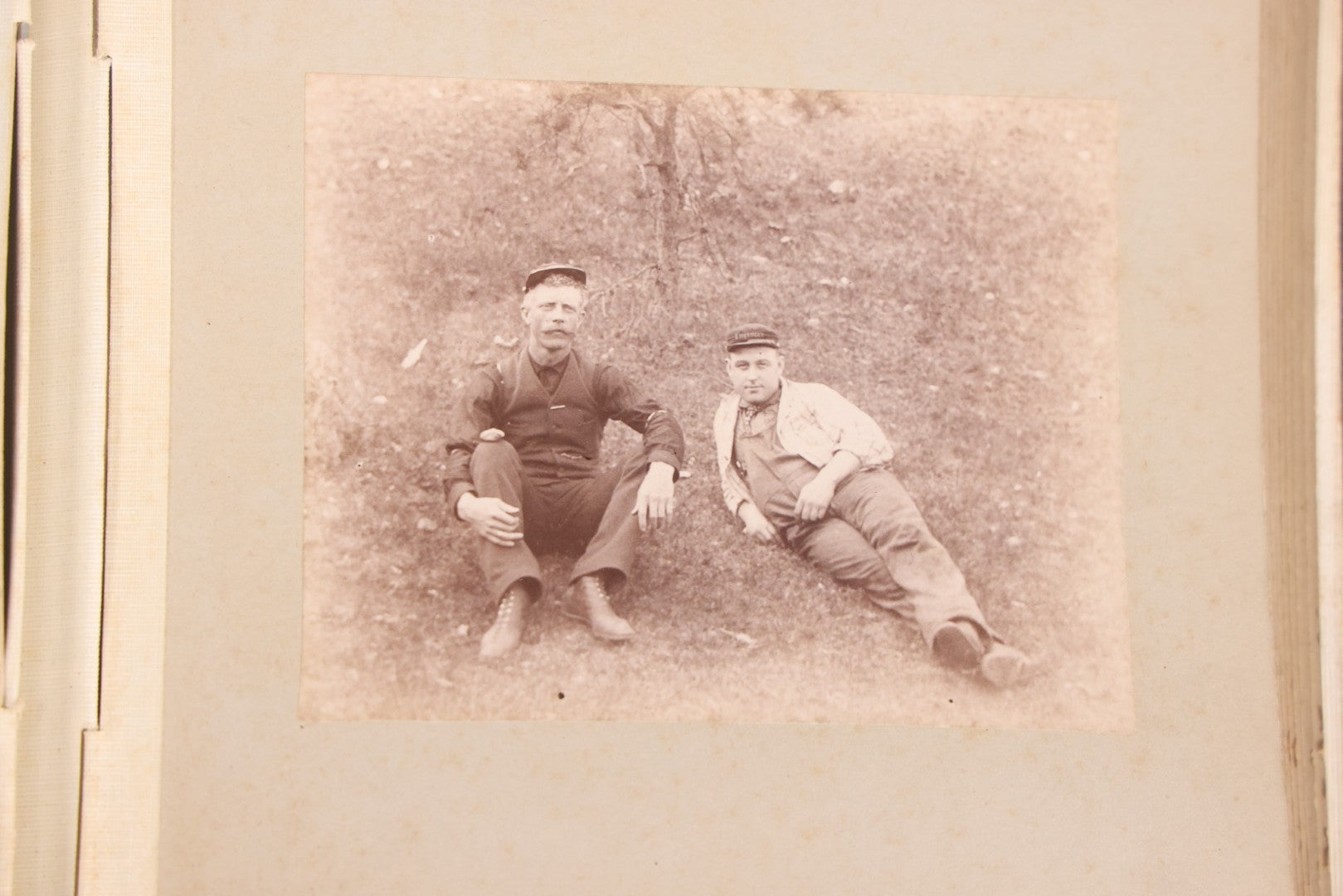 Lot 137 - Antique Photo Album With 16 Mounted Photographs Of Manchester, New Hampshire, Including Central Fire Station, Women's Aid Home, Charles Lowell Richardson Mansion, Rock Rimmon, Smyth Tower, Street Car, Post Office, Circa 1890