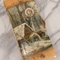 Lot 145 - Antique Celluloid Photograph Album With Winter Mill Scene And Art Nouveau Cameo, Mostly Empty, Circa 1890s-1900s