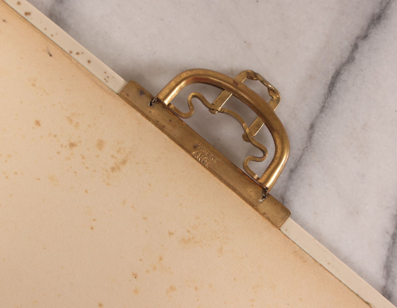 Lot 145 - Antique Celluloid Photograph Album With Winter Mill Scene And Art Nouveau Cameo, Mostly Empty, Circa 1890s-1900s