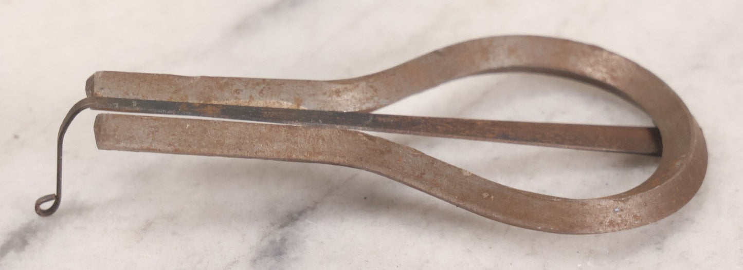 Lot 159 - Grouping Of Four Antique And Vintage Jaw Harps, Mouth Harps, Jew's Harps In Steel With Painted Enamel Finishes