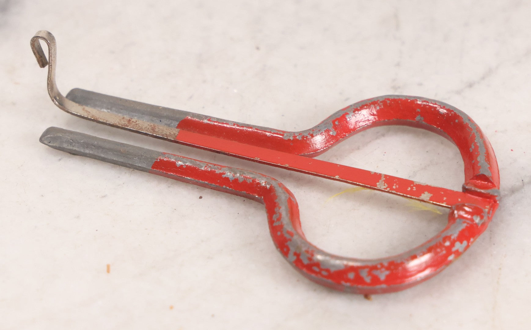 Lot 159 - Grouping Of Four Antique And Vintage Jaw Harps, Mouth Harps, Jew's Harps In Steel With Painted Enamel Finishes