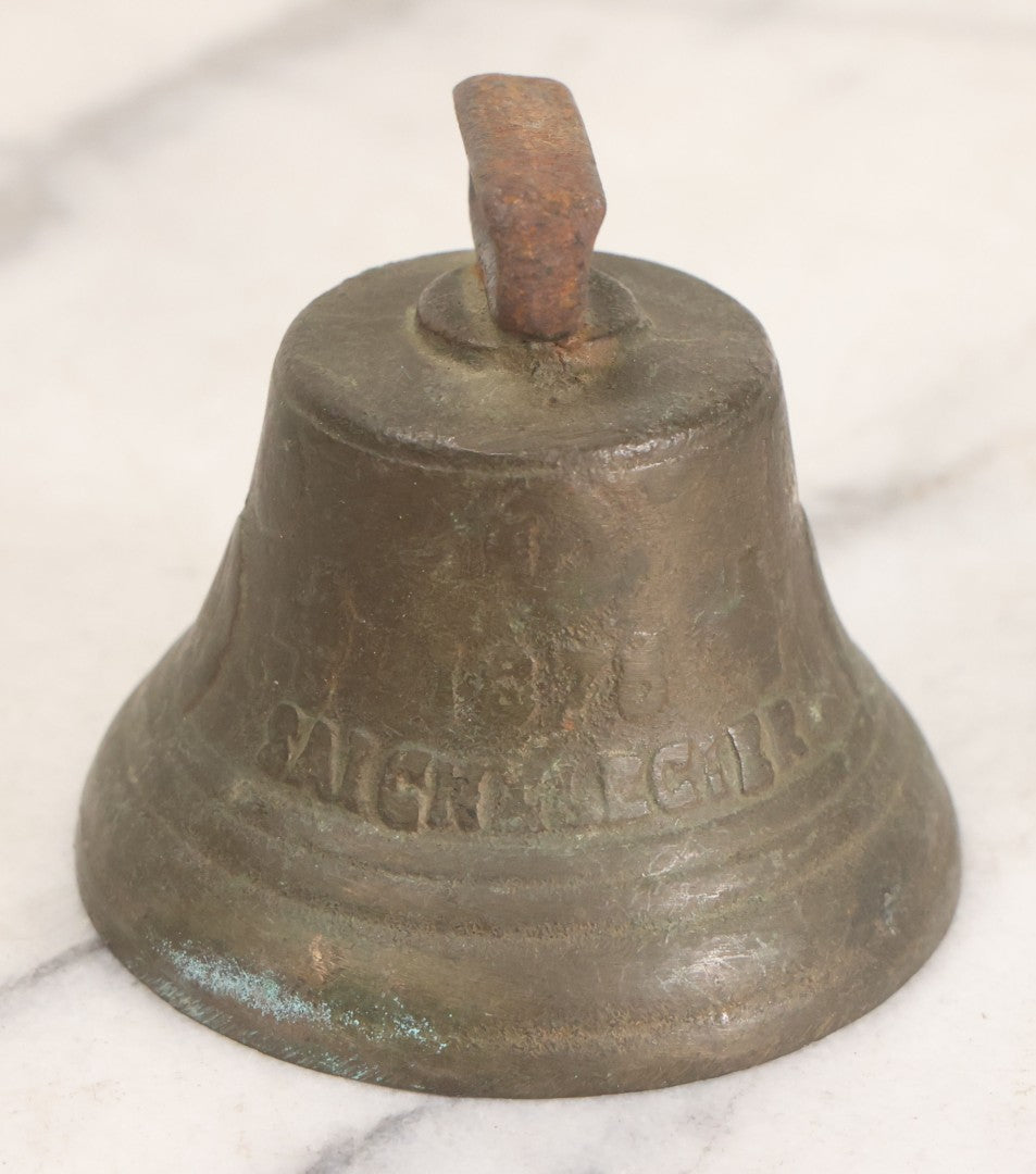 Lot 163 - Grouping Of 13 Vintage Bells Including Liberty Bell Replica And Saignélegier-Style Bells