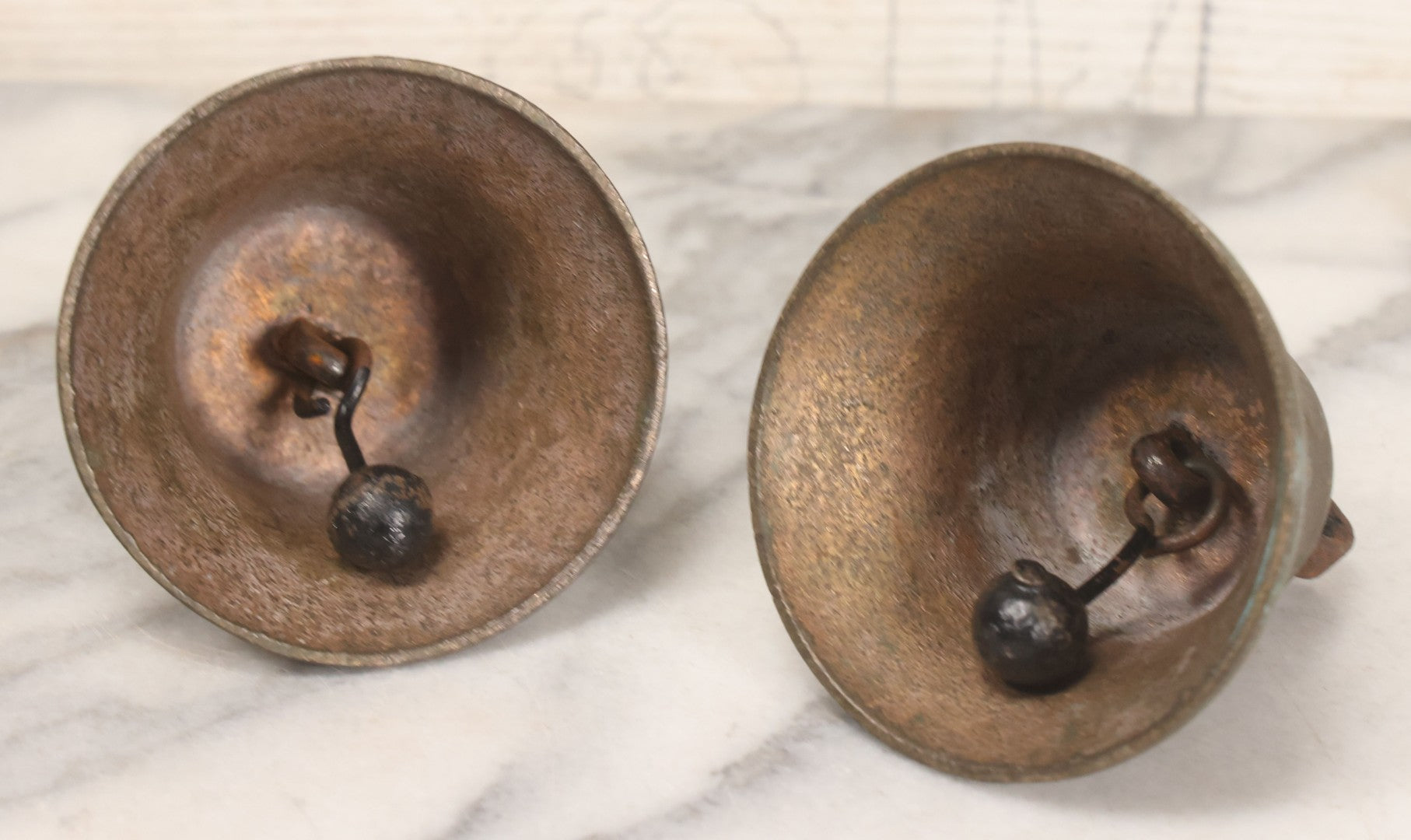 Lot 163 - Grouping Of 13 Vintage Bells Including Liberty Bell Replica And Saignélegier-Style Bells