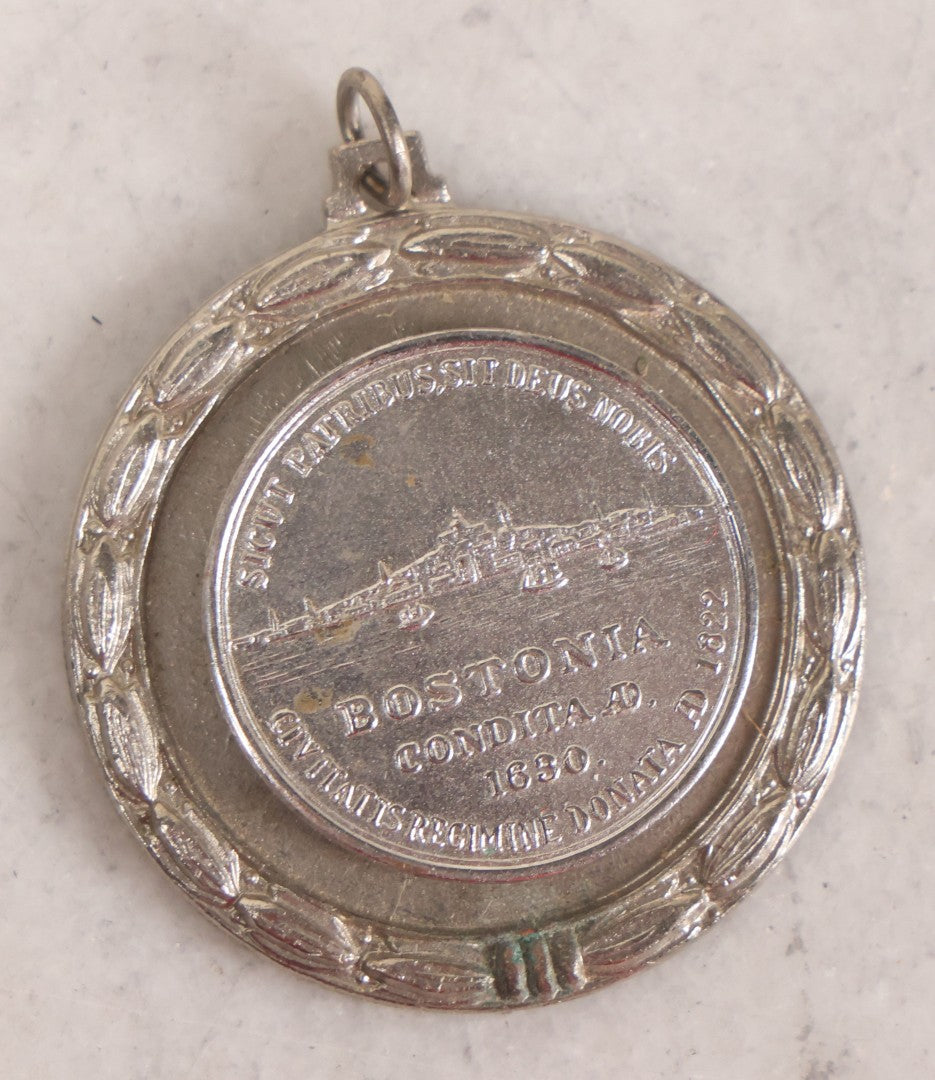 Lot 164 - Grouping Of 14 Vintage Metal Objects And Medallions Including Dance, Religious, And Commemorative Pieces