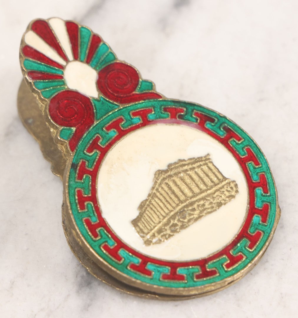 Lot 164 - Grouping Of 14 Vintage Metal Objects And Medallions Including Dance, Religious, And Commemorative Pieces