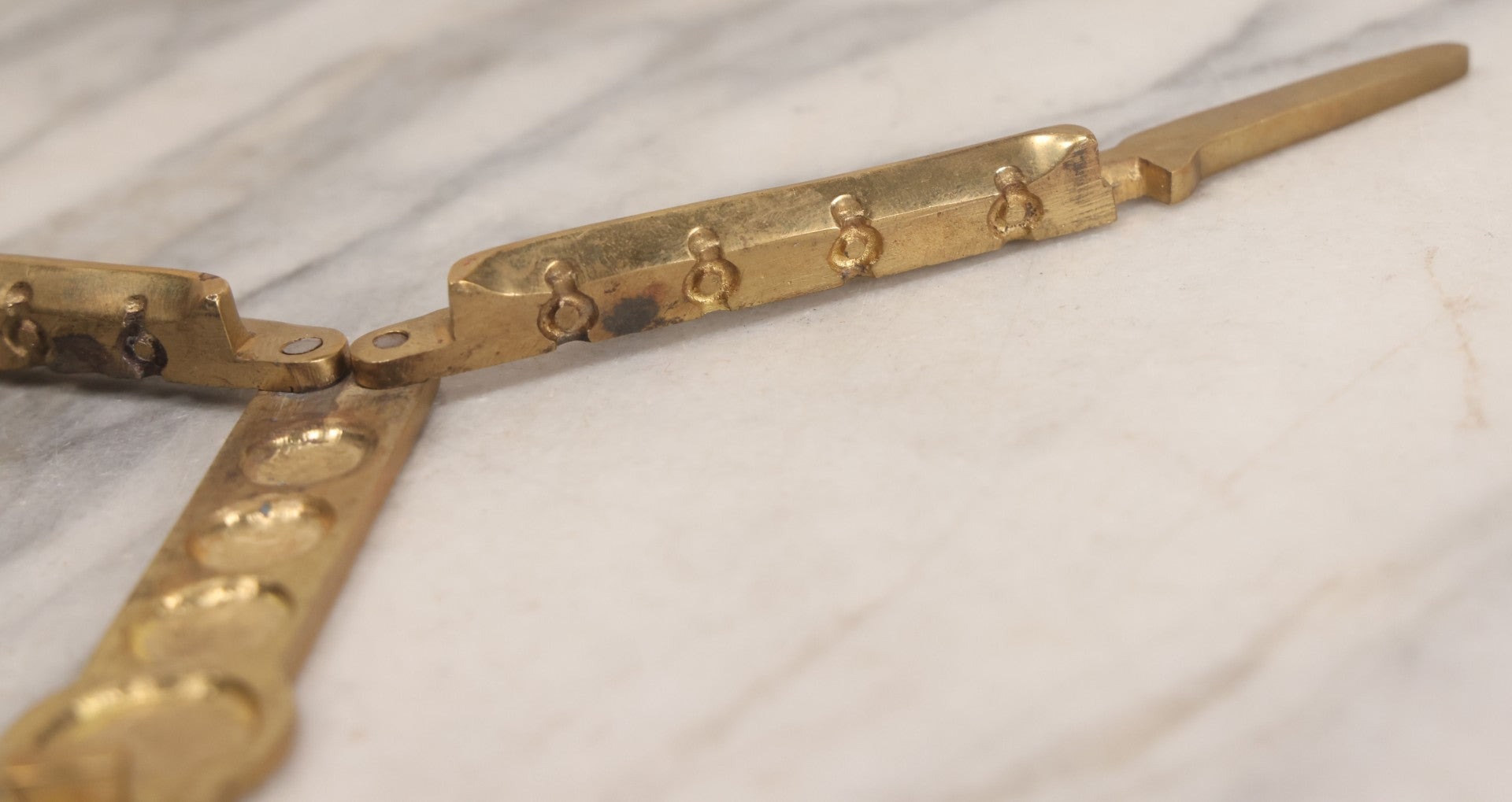 Lot 166 - Modern Replica Brass Button Mold