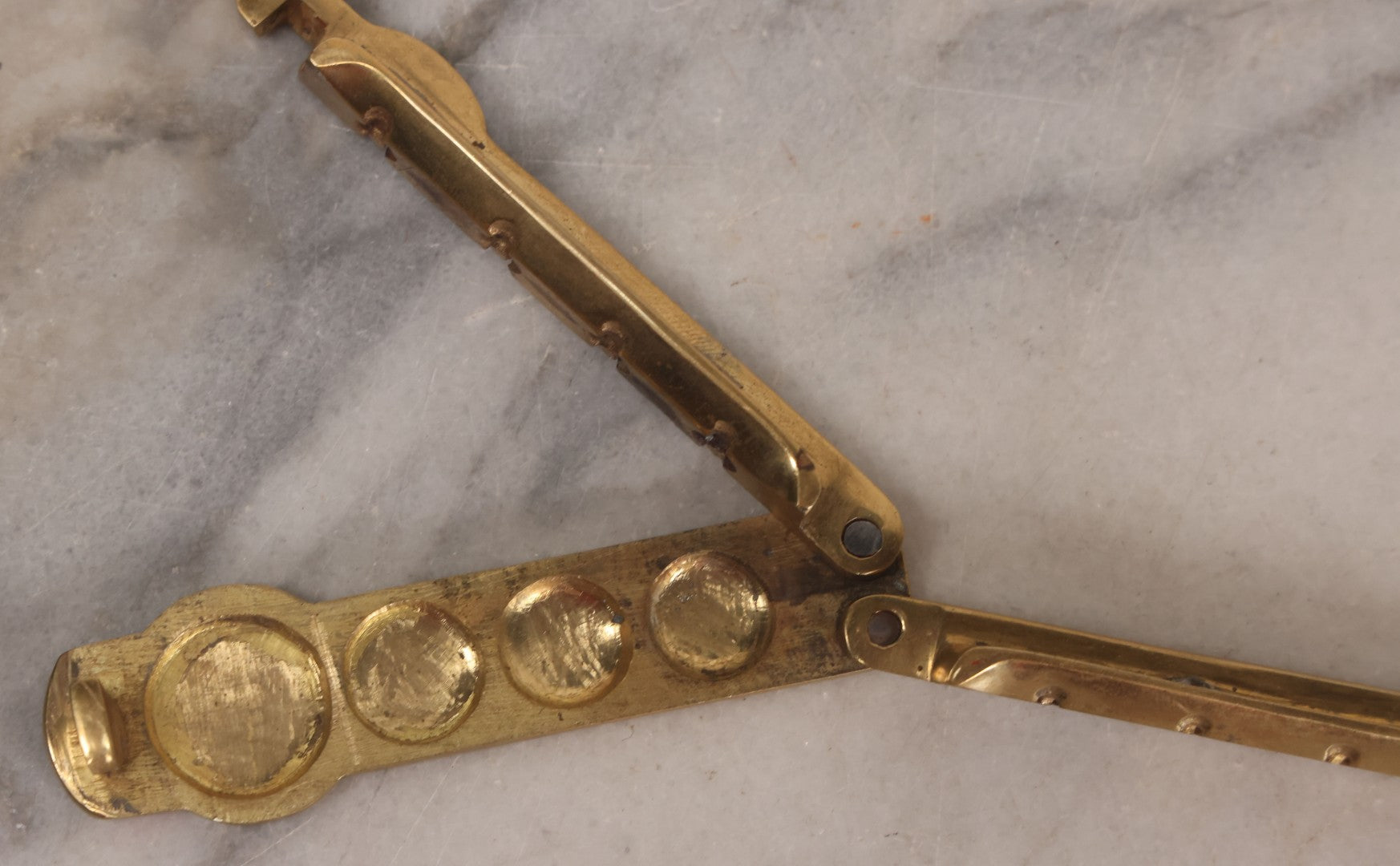 Lot 166 - Modern Replica Brass Button Mold