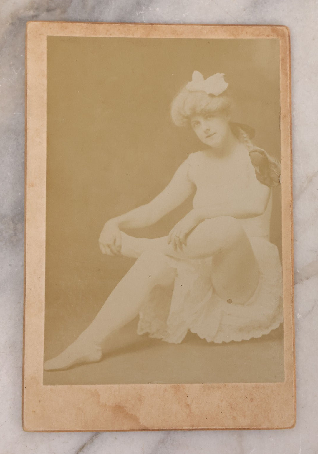 Lot 167 - Grouping Of 13 Antique Cabinet Card Photographs Of Stage Actresses And Actors, Many Signed, Including Katherine Florence, Blanche Walsh, Edwin Arden, Camille D'Arville, Circa 1895