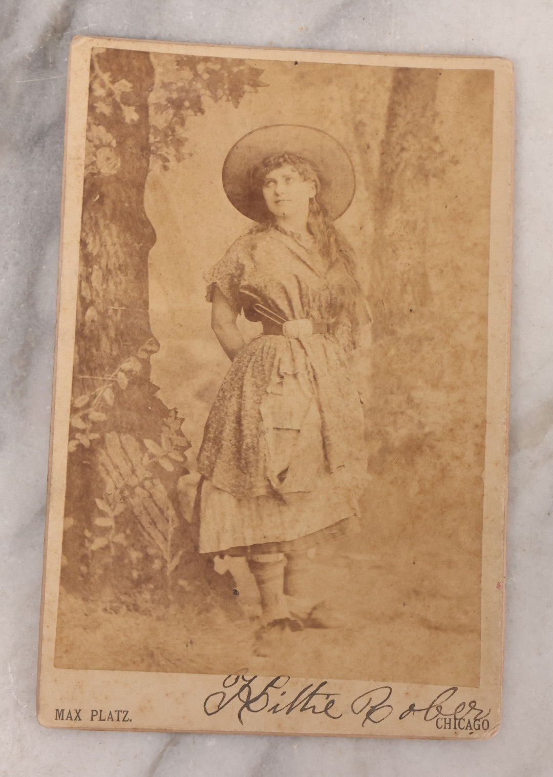 Lot 167 - Grouping Of 13 Antique Cabinet Card Photographs Of Stage Actresses And Actors, Many Signed, Including Katherine Florence, Blanche Walsh, Edwin Arden, Camille D'Arville, Circa 1895