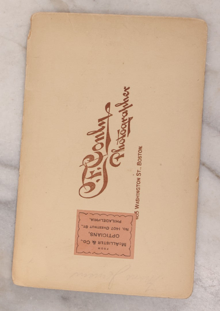 Lot 167 - Grouping Of 13 Antique Cabinet Card Photographs Of Stage Actresses And Actors, Many Signed, Including Katherine Florence, Blanche Walsh, Edwin Arden, Camille D'Arville, Circa 1895