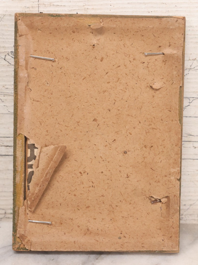 Lot 170 - Grouping Of 10 Antique Photographs In Miscellaneous Frames Including Damaged Thermoplastic Frame, Illustrated Frame With Brownies Characters, Folding Glass Mounted Photo Frame With Pastor And Church, Velvet Frame With C.D.V. Of Child, Tintypes