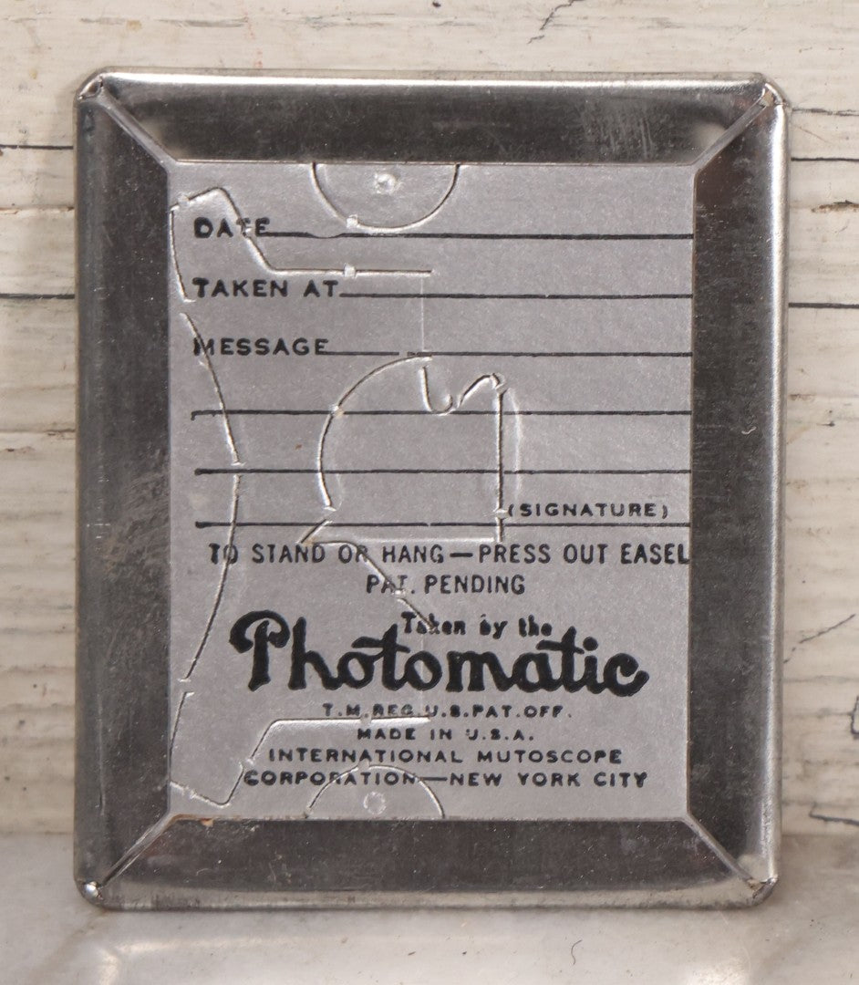 Lot 170 - Grouping Of 10 Antique Photographs In Miscellaneous Frames Including Damaged Thermoplastic Frame, Illustrated Frame With Brownies Characters, Folding Glass Mounted Photo Frame With Pastor And Church, Velvet Frame With C.D.V. Of Child, Tintypes