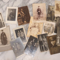 Lot 171 - Grouping Of 16 Antique Photographs Of Men In Uniforms Including Cabinet Cards And R.P.P.C., Many Of German Soldiers Leading Up To And During World War I