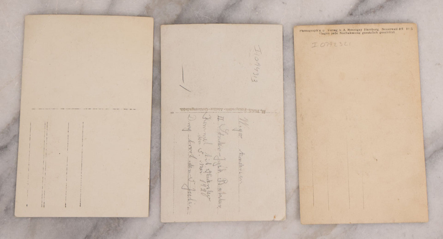 Lot 171 - Grouping Of 16 Antique Photographs Of Men In Uniforms Including Cabinet Cards And R.P.P.C., Many Of German Soldiers Leading Up To And During World War I