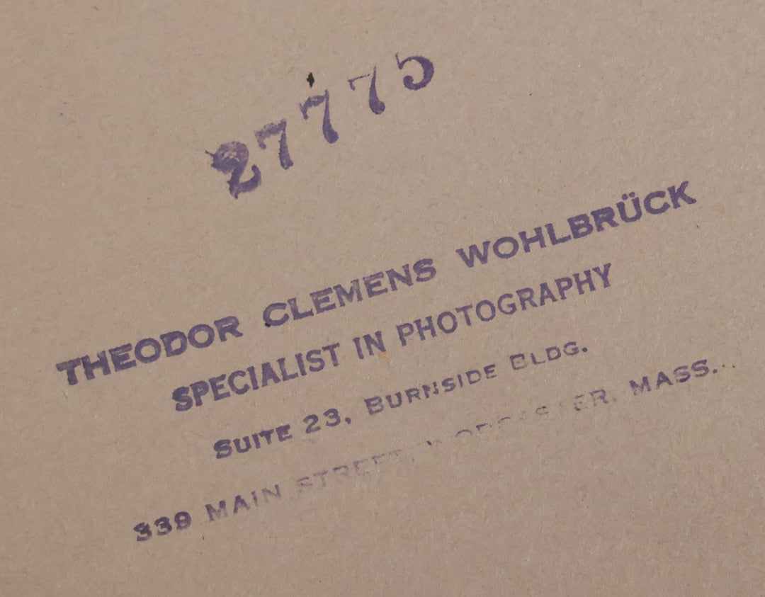 Lot 177 - Grouping Of 11 Miscellaneous Antique Board-Mounted And Unmounted Photographs Including Children In Wood Shop Class, School Class Group Portraits, Three Copies Of Occupational Photo Of Workers Outside Workplace, Child With Steam Engine Toy