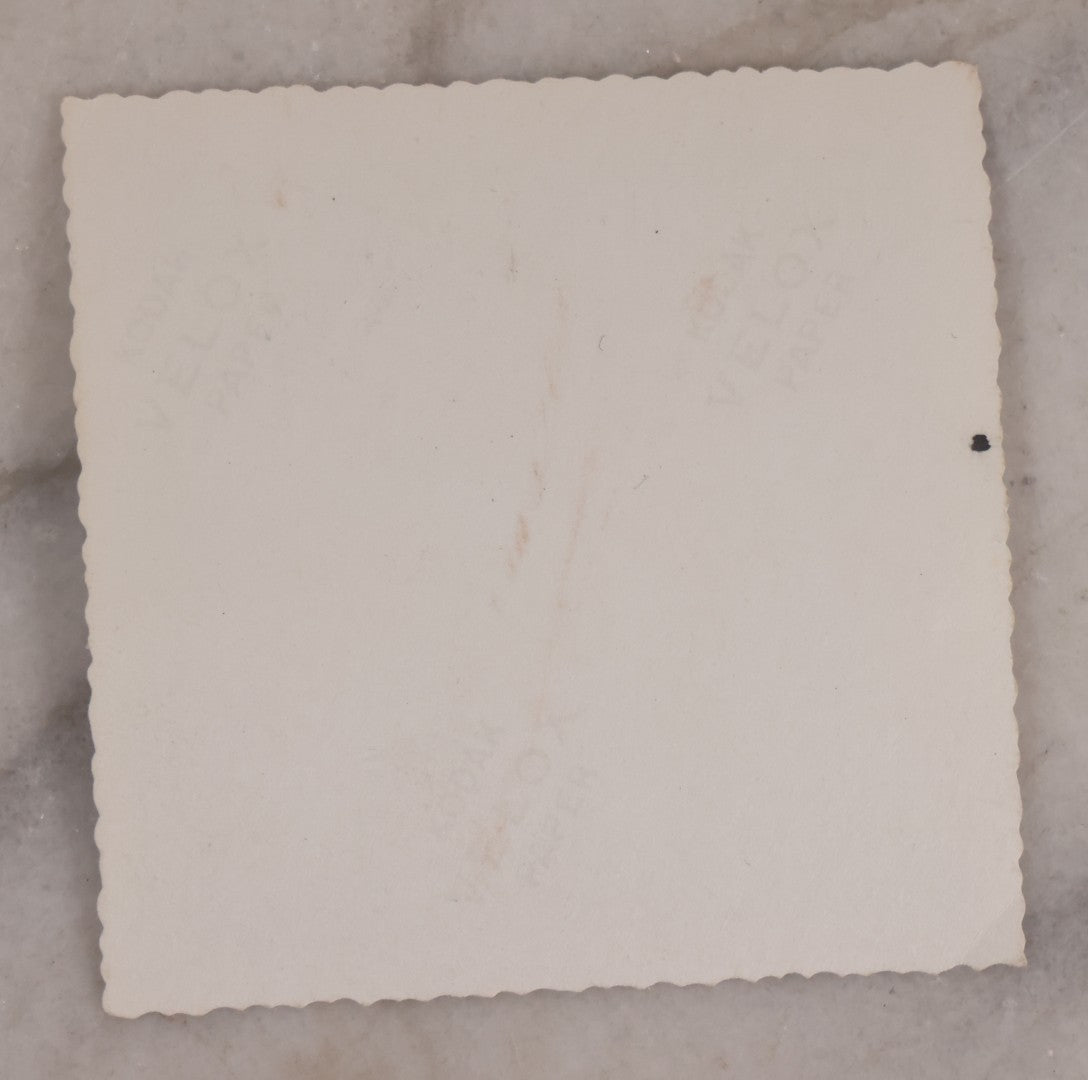 Lot 185 - Vintage Snapshot Photograph Of Two Children In Halloween Costumes Including Skeleton And Felix The Cat