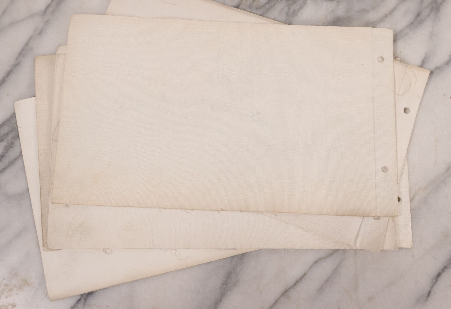 Lot 190 - Grouping Of Seven Vintage Linen Backed Casket Advertising Photograph Pamphlets Of Various Models