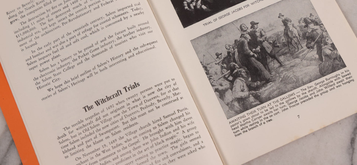 Lot 192 - Pair Of Vintage Witchcraft Booklets Including "The Witchcraft Hysteria Of 1692" By Leo Bonfanti And "Be-Witched In Historic Salem" By Captain Henry C. Nichols