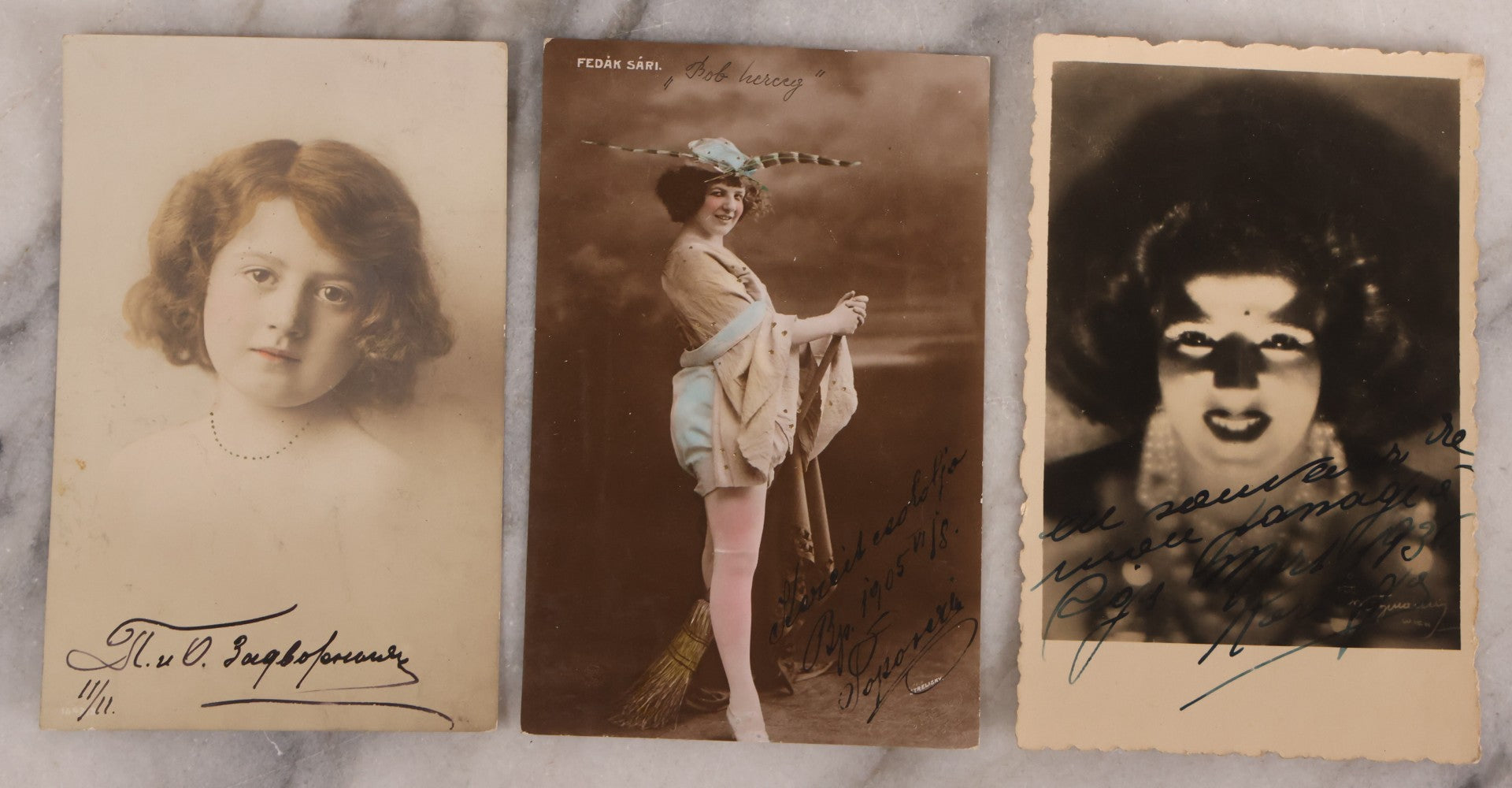 Lot 199 - Grouping Of 28 Antique European Photographic Postcards Including Beautiful Women, Actors, And Performers