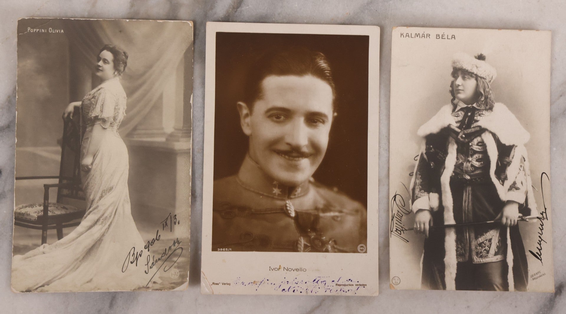 Lot 199 - Grouping Of 28 Antique European Photographic Postcards Including Beautiful Women, Actors, And Performers