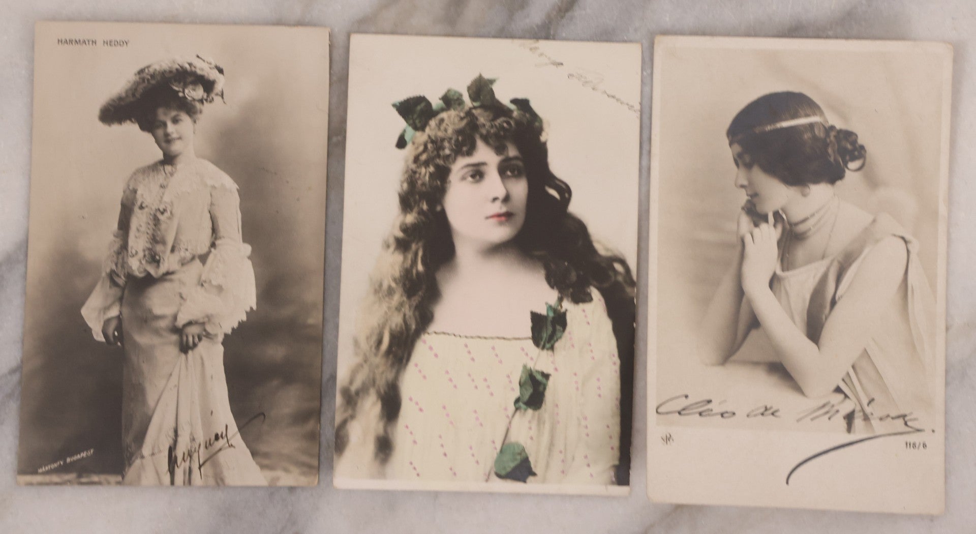 Lot 199 - Grouping Of 28 Antique European Photographic Postcards Including Beautiful Women, Actors, And Performers
