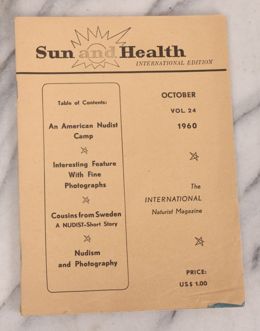 Lot 200 - Grouping Of Nine Vintage 1960s Imported European Nudist Lifestyle Publications Including Helios And Sun And Health Magazines