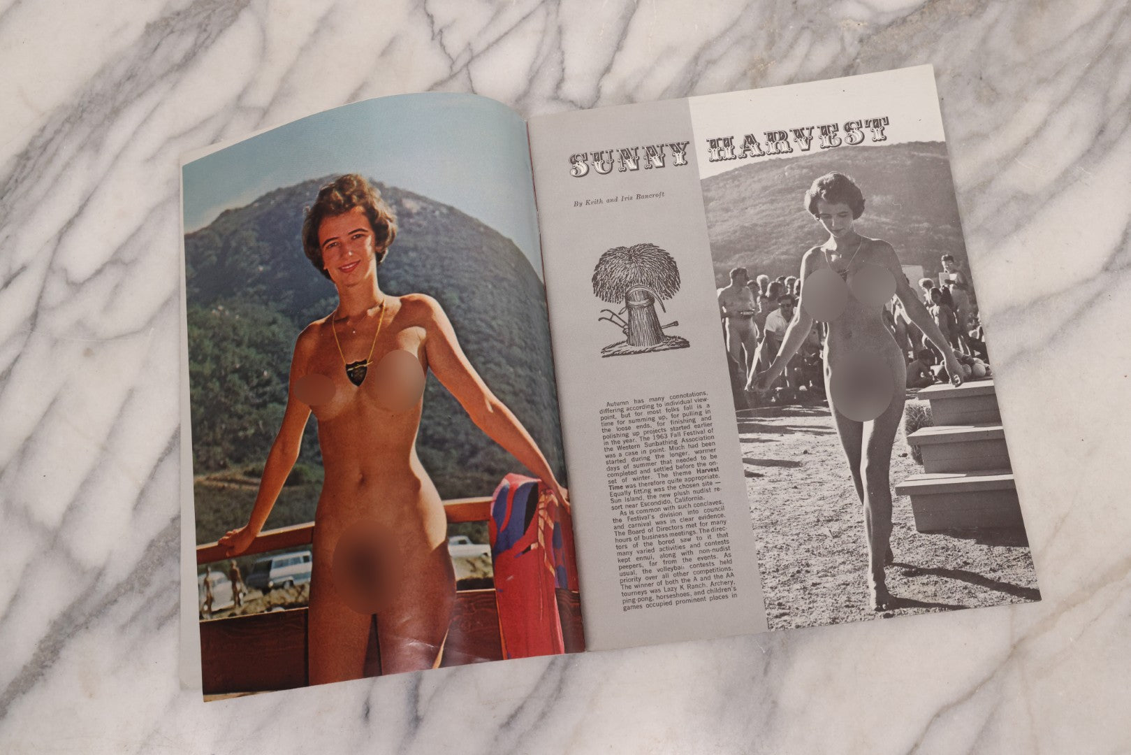 Lot 201 - Grouping Of Eight Vintage Nudist Lifestyle Publications And Pamphlets Including Nudism Today, Sun Circuit, Nude Living, Sun And Health Annual, And More