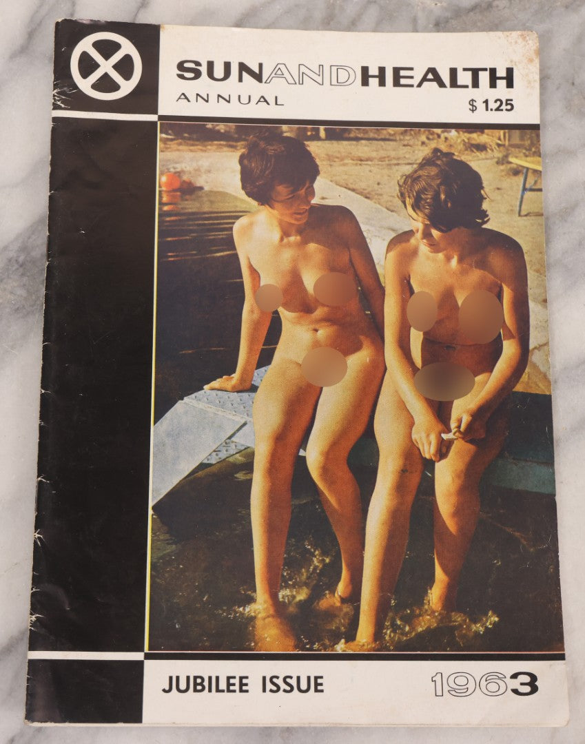 Lot 201 - Grouping Of Eight Vintage Nudist Lifestyle Publications And Pamphlets Including Nudism Today, Sun Circuit, Nude Living, Sun And Health Annual, And More