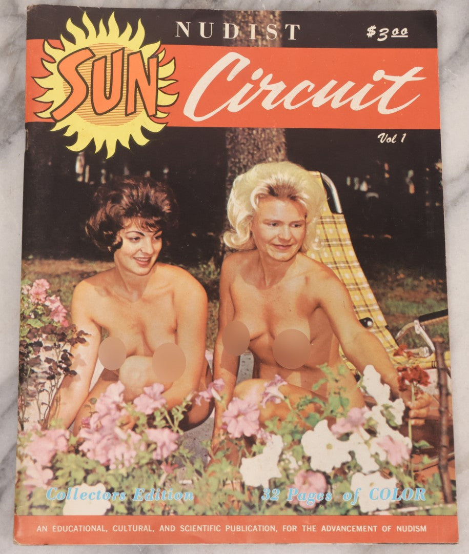 Lot 201 - Grouping Of Eight Vintage Nudist Lifestyle Publications And Pamphlets Including Nudism Today, Sun Circuit, Nude Living, Sun And Health Annual, And More