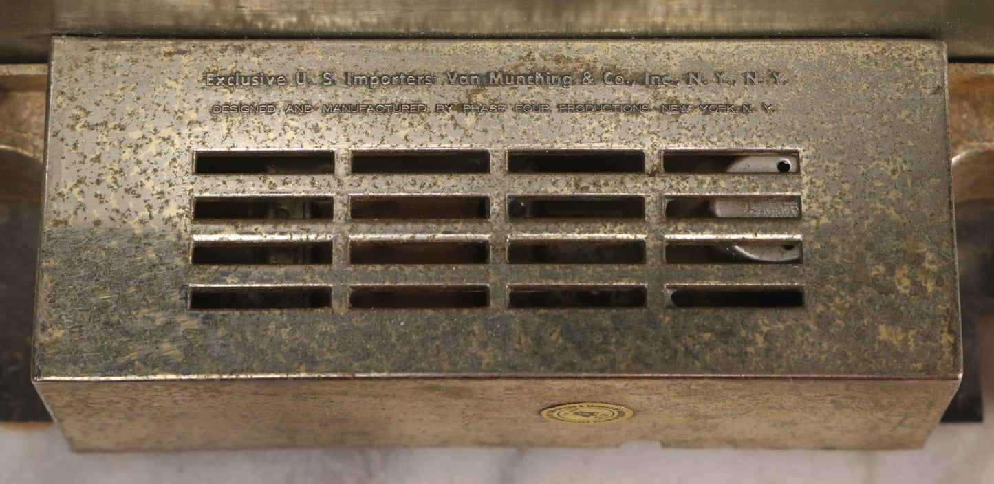 Lot 213 - Vintage Heineken Beer Lighted Advertising Sign By Phase Four Productions, New York, Made In Taiwan, Does Not Function, 6-5/8" H