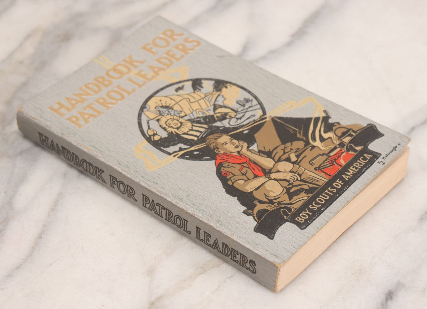 Lot 216 - Grouping Of Four Vintage Boy Scout Handbooks Published By Boy Scouts Of America